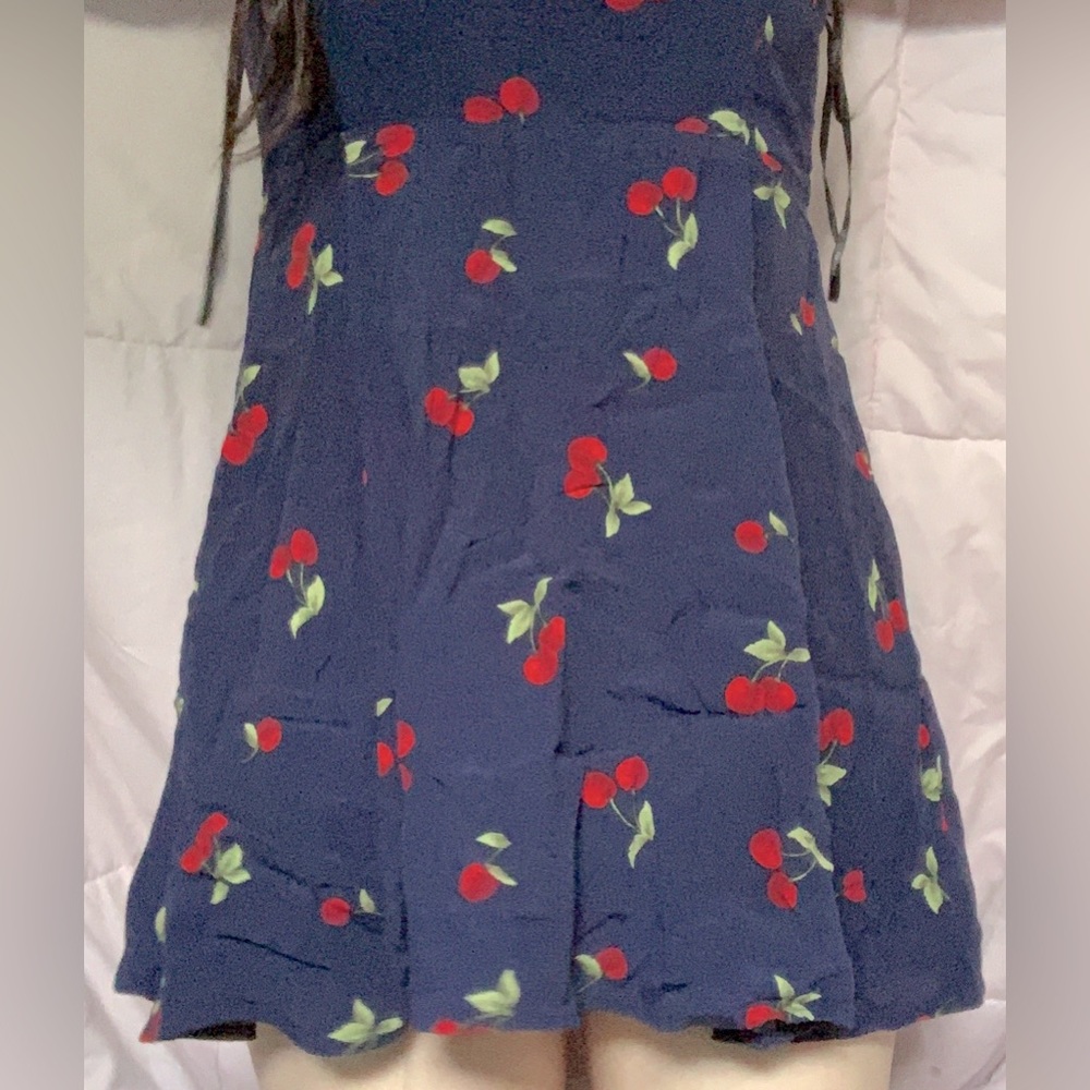 Forever21 Cherry Dress in Blue